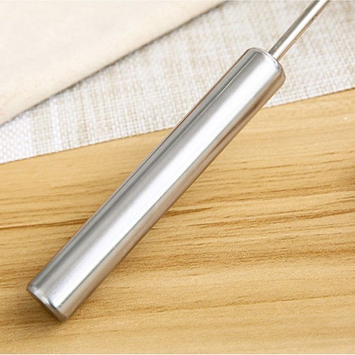 Haushalt Halbautomatische Rotierende Schneebesen 304 Edelstahl Self Drehen Creme Utensilien Schneebesen Hand Mixer Küche Werkzeug